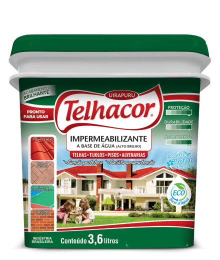 Resina Impermeabilizante a Base D'água - Telhacor – Galuta Madeiras